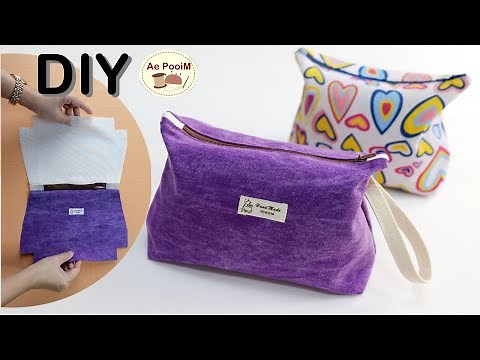 How to sew a Zipper Pouch | Easy Sewing Tutorial for Beginner