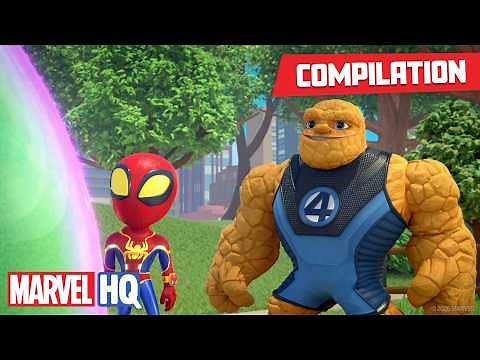 Spidey & The Thing Team-Up | Spidey and His Amazing Friends | ‪@MarvelHQ‬