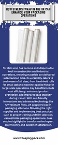 How Stretch Wrap in the UK Can Enhance Your Packaging Operations - SlideServe