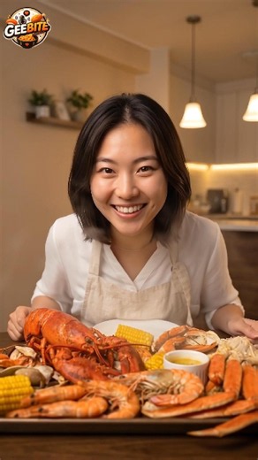 Jumbo Seafood Mukbang ASMR 🦐 So Juicy! Watch & Enjoy 🤤