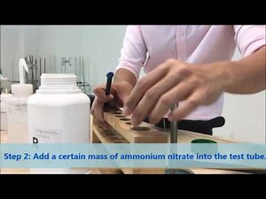 Testing for ammonia gas