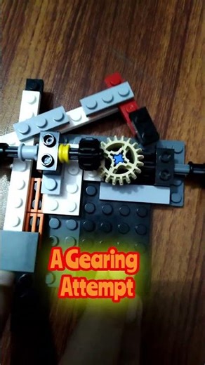 A Gearing Attempt #lego #toys #machine