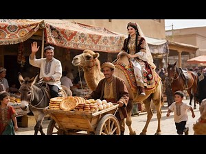 China–Kazakhstan Border Bazaar: Uyghur Daily Life and Local Cuisine