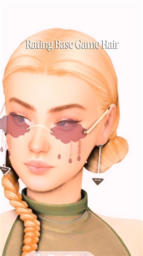 Sims 4 really gotta update these hairs now. #sims4 #trending #shorts #gamergirl