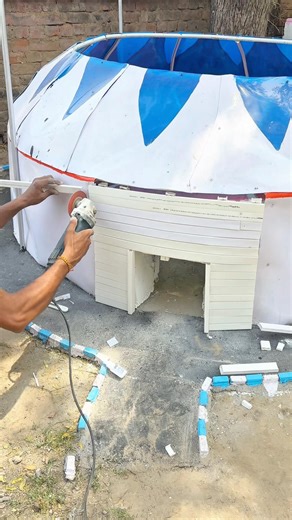 I build a mini cricket stadium | part 17 #cricket #cricketlover