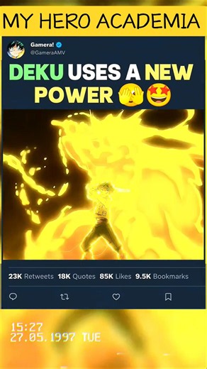 DEKU uses a NEW POWER 🫣🤩 | #myheroacademia #edit #mha #amv #anime