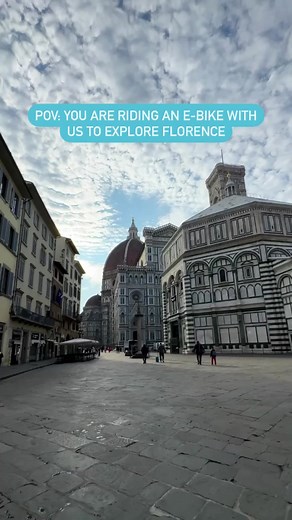 Exploring Florence with an e-bike 🚲Even though Florence is a small city, there are so many sites to see! If you have limited time to visit this place, riding an e-bike with us is a great way to explore Florence! 🚲Here are some of the places we visited:📍Piazza del Duomo📍Piazza di Santa Croce📍Piazza di Santa Maria Novella📍Piazza della Signoria📍Piazza Santo SpiritoTag someone who you would love to try this experience with! 🚲 | Fat Tire Tours