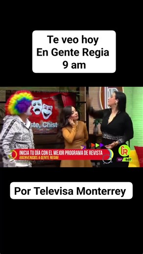 Te veo hoy en Gente Regia 9 am por Televisa Monterrey. | Edward James