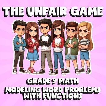 Modeling Word Problems with Functions THE UNFAIR GAME - No Prep Grade 9 Math