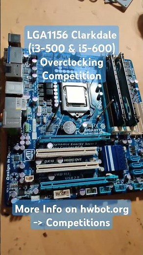 Clarkdale Overclocking Competition on hwbot.org #overclock #competition