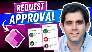 How to Request an Approval Process from Power Apps | Full Tutorial | Reza Dorrani