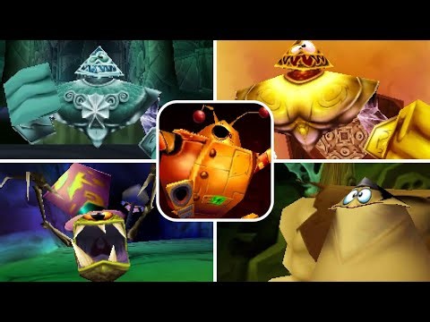 Rayman 3D - All Bosses