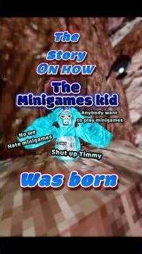The story of how the minigames kid was made #gorillatag #gtag #shorts