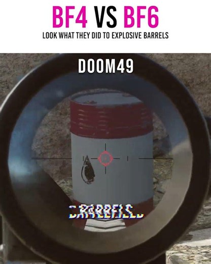 🧐BF4 vs BF6 Look What They Did To Explosive Barrels
