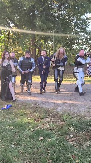Dripping in Armor: A Medieval Knight Wedding