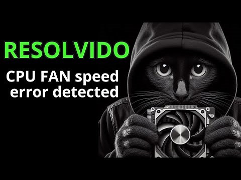 CPU Fan speed error detected