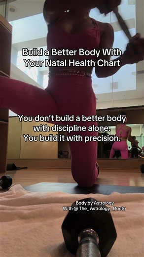 Execution over exhaustion. Alignment over punishment. Body by Astrology w/ The Astrology Doctor This is exactly what I teach inside my Astrology Initiation Masterclass — how to read your chart for health, structure, and sustainable strength. #AquariusSeason #AquariusBirthday #Astrology #pilates #fitness