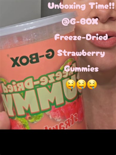 #Unboxing Tiimmmeeeee!! want a flavor explosion in your mouth?! These @G-Box Freeze Dried Candy #freezedriedcandy are just that!! Shhhh dont tell my kiddos!! these are mine!! 😬 They also have other flavors and bet we are checking them out, then maybe ill share, iykyk 🫶 #gbox#gboxfreezedriedcandy