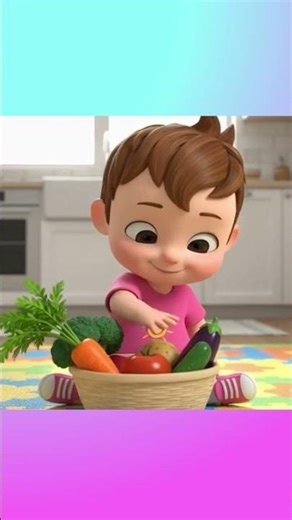 Learn Vegetables with Baby Fun Toddler Learning Video #cute #babysong #cartoon #nurseryrhyme #disney