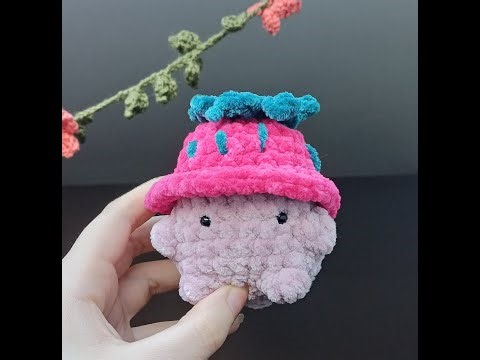 tutorial crochet mushroom 🌸