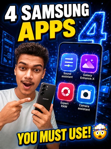 4 Samsung App You Must Use 🤯 #milcomax #samsung #setting #goodluck #tech @MilcoMax