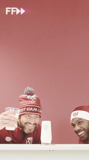 67K views · 10K reactions | The new Christmas time challenge  Presenting the Milk Pour Challenge with Darren Randolph and Michail Antonio 拏 | West Ham United | Facebook