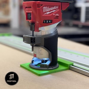 Milwaukee M18 Router Baseplate Adaptor: Festool Track Saw Guide Rail Compatible - Etsy
