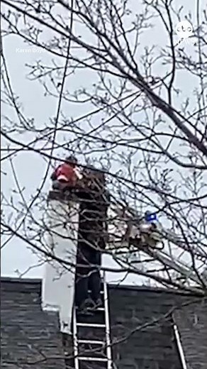 Firefighters rescue boy stuck in chimney