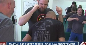 WATCH: UFC legend trains local law enforcement