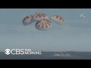 SpaceX's Crew Dragon capsule successfully splashes down