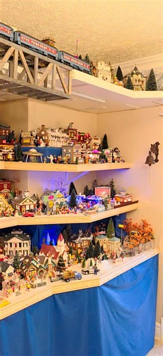 The best Christmas Village in Chillicothe, OH. This is absolutely amazing! So much Christmas joy to share with our Ivy's Family! #ivys #Chillicothe #Christmas | Ivy's