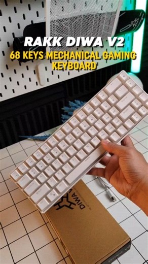 1.1K views · 2.3K reactions | Rakk Diwa V2 68 KEYS Mechanical Keyboard for Only P1095 Available at all EasyPC Stores. #reels #gaming #easypc #mechanicalkeyboard #rakkgears | EASY PC | Facebook