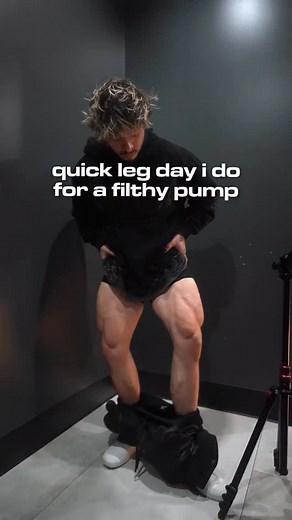quick leg day for a pump. single leg hamstring curls 2 sets of 6-10 reps 2 sets of 6 reps leg extensions 2 sets of 6-10 reps 2 sets of 6 reps lying leg curl 2 sets of 6-10 reps 2 sets of 6 reps leg press 2 sets of 6-10 reps 2 sets of 6 reps dumbbell split squats 2 sets of 6-10 reps 2 sets of 6 reps calf raises (didn’t record) 4 sets of 15 reps enjoy. ;) 1:1 coaching | link in bio #fyp #legday #pump #fullworkout #fitness | Thatboixisaac