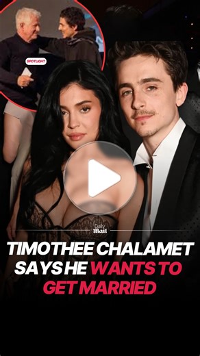 The Spotlight on Instagram: "Timothee Chalamet appeared to get slightly flustered after he was asked about his wedding to Kylie Jenner during a Q&A session with Richard Curtis at the Prince Charles Cinema in Leicester Square on Sunday. 👀 💍 The Marty Supreme actor has been dating the beauty mogul for three years and the pair have been putting on a rather loved up display during this year's awards season. #timotheechalamet #kyliejenner #richardcurtis"