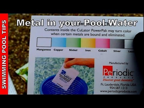 Metal in Pool Water, How to Treat and Eliminate Metal