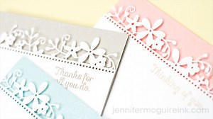 Video: Partial Die Cut Borders - Jennifer McGuire Ink
