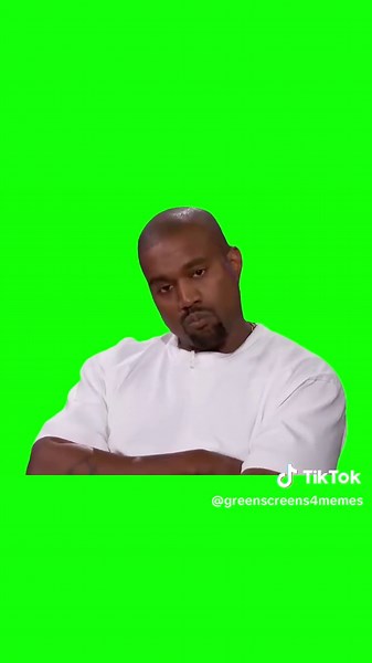 Kanye West Smiling to Serious Face Meme Template