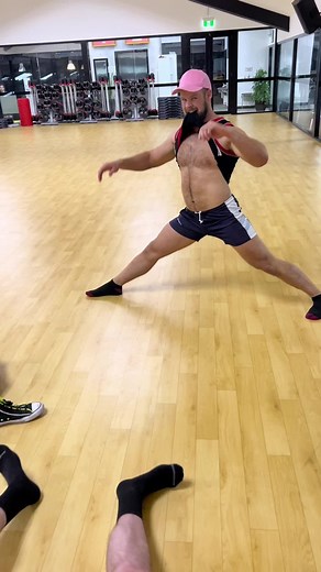 Big Boys Flexing Their Muscles