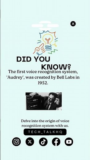 Unveiling AUDREY: The First Voice Recognition System from 1952