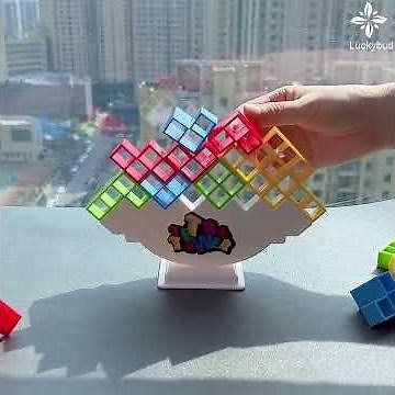 Stacking Balance Building Blocks | Tetra Tower Game | Educational Toys for Kids