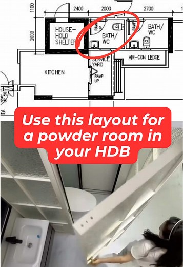 Create a Stylish Powder Room in Your HDB