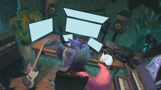 Proceso de Pintura de Okestune 🦊 - Arte Digital y Tutoriales