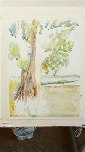 The watercolor process that actually works #art #tutorial