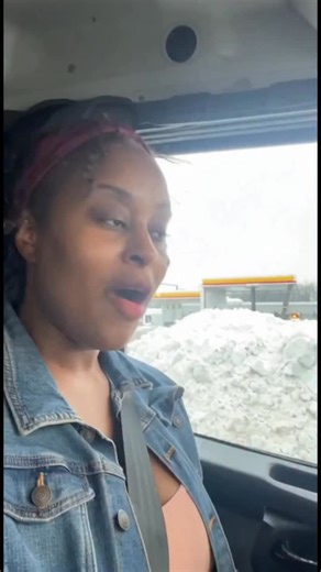 Pinkie Dabney on Instagram: "Cold Chaos at the Truck Stop: 18-Wheeler Towing Incident in Subzero Conditions! ❄️🚚 I can’t believe what I’m witnessing from my truck parked at a Shell truck stop! Right outside my window, a wrecker is hooking up to tow an 18-wheeler parked just beside me, all while the ground is covered in 2 to 3 feet of snow and ice. With temperatures plummeting below 10°F, the scene is nothing short of chaotic. The driver inside the truck is visibly upset, stepping out to confron