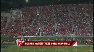 15K views · 129 reactions | Husker Nation took over Ryan Field in Evanston, Illinois Saturday night. The color red was seen throughout the stadium as Nebraska fans cheered on the Big Red to a 24-13 win over Northwestern. 10/11 Sports Director Kevin Sjuts reports. | 10/11 News | Facebook