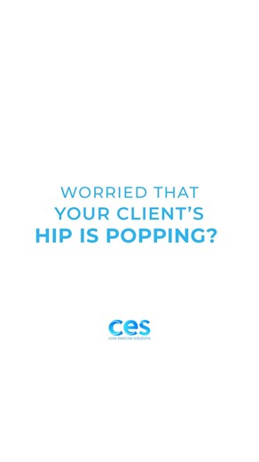 Hip popping in your clients got you worried? Especially if it comes along with some pain? Repetitive popping usually means there is a form alignment issue that you can adjust. One-time popping when moving into a new range of motion is great, and not something to worry about! This type of popping is pressure releasing from the joint as it moves into the new range. You usually don’t see repeat popping during additional reps in that session. Aiming to get a nice movement pop in the hips every day i