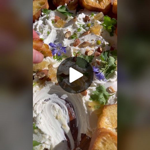 move over, butter boards, there’s a new sheriff in town: GOAT CHEESE BOARDS! you can bet this will be a staple on my holiday table this year! made using the creamiest, dreamiest @Vermont Creamery goat cheese. #vermontcreamery #partner