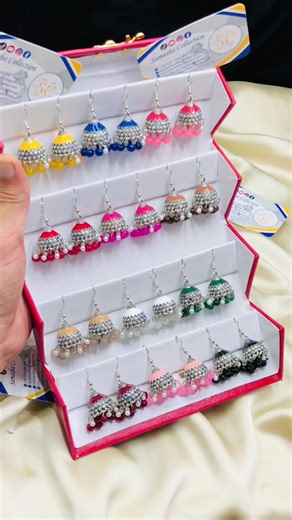 Elegant 12 Pair Jhumkes Jewelry Collection for Rs.3500