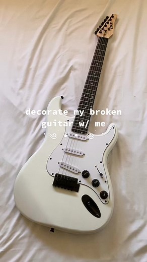 DIY Guitar Sticker Decor Ideas for Electric Guitars