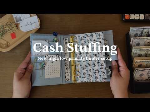 CASH STUFFING | Setting Up My New Binder | The Millennial Dollar Spring Collection Launch | $1300